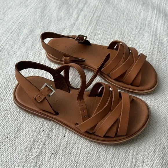 Zara Shoes Zara Gladiator Leather Sandals Size 29eu Poshmark